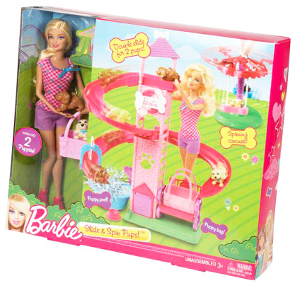 Barbie puppy sales slide