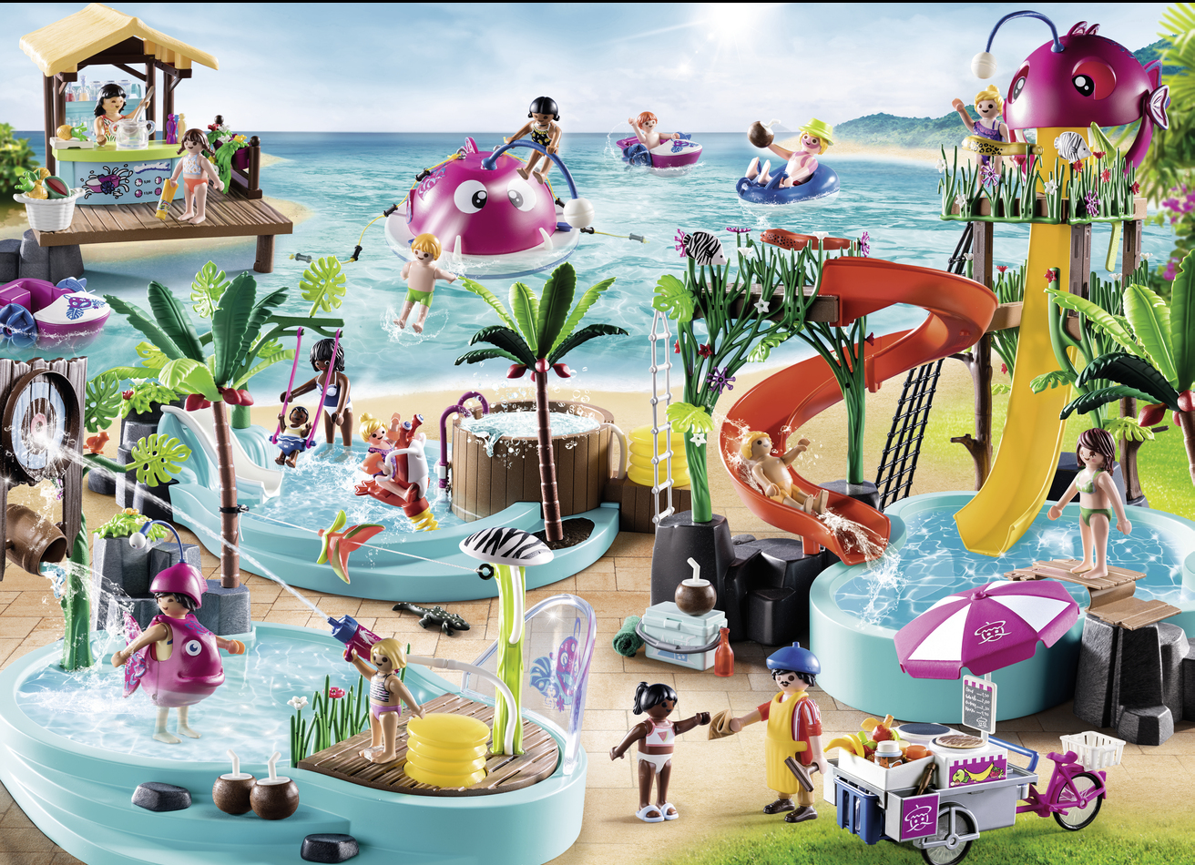 Playmobil Vacation - Pool with Water Slide