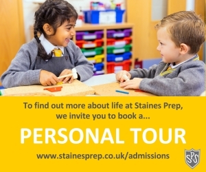 Advert: https://www.stainesprep.co.uk/admissions/visit-us/