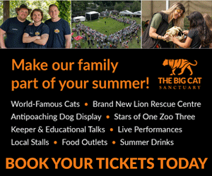 Advert: https://thebigcatsanctuary.org/events/open-days/