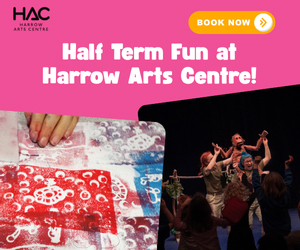 Advert: https://harrowarts.com/half-term-events