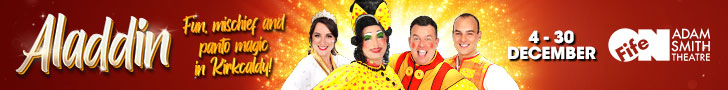 Advert: https://www.onfife.com/event/aladdin-panto-2025-aj94/
