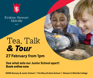 Advert: https://www.erskinestewartmelville.com/admissions/teatalkandtour/