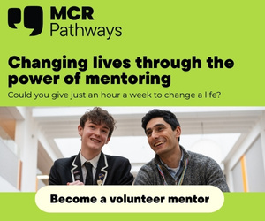 Advert: https://mcrpathways.org/become-a-mentor/