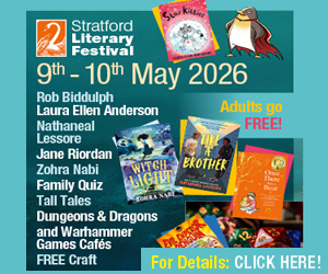 Advert: https://www.stratfordliteraryfestival.co.uk/events