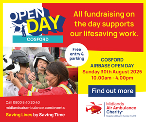 Advert: https://www.midlandsairambulance.com/events/