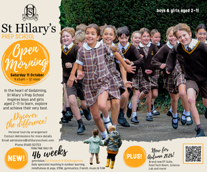 Advert: https://www.sthilarysschool.com/About-St-Hilary%e2%80%99s/Open-Days.aspx
