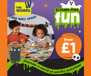 Advert: https://www.theworks.co.uk/inspiration/halloween-ideas?utm_source=primary-times&utm_medium=magazine&utm_campaign=halloween